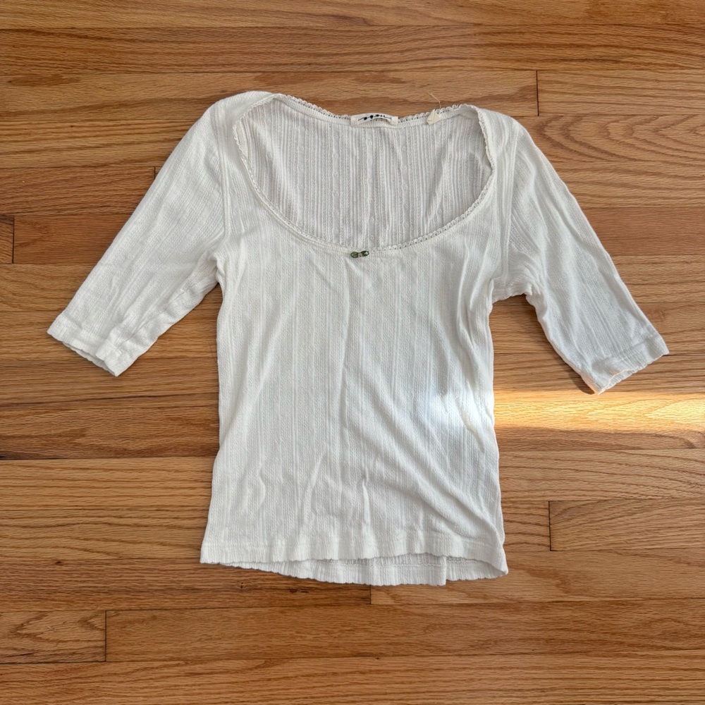 Doen Anthia Tee in Salt / Size XS